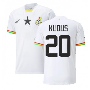 Ghana Mohammed Kudus #20 Hemmatröja VM 2022 Kortärmad